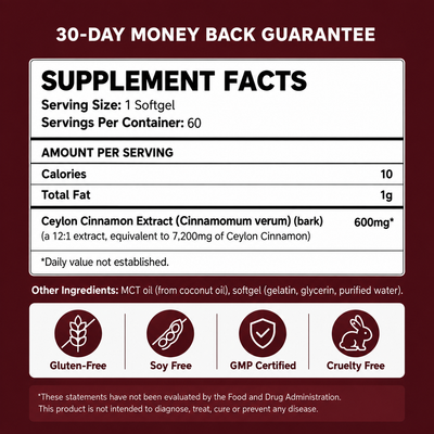 Ceylon Cinnamon Capsules
